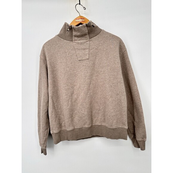 Varley  pullover sweatshirt peached  Marl athleisure minimalist Small ling sleev - Picture 3 of 13